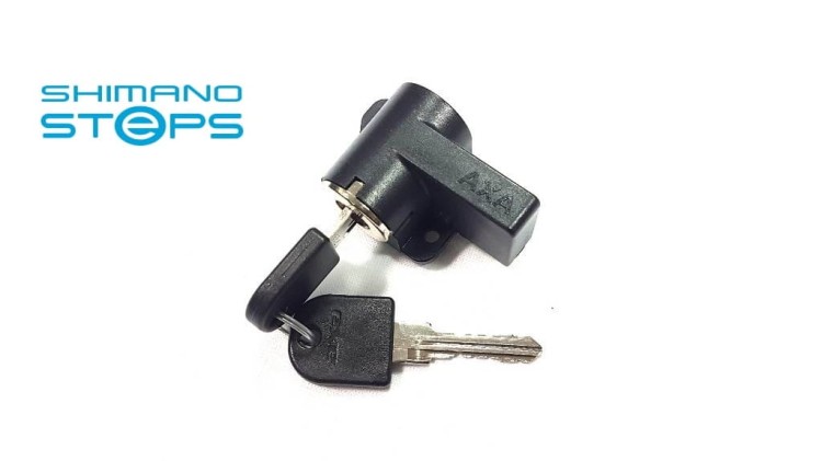 zamek axa shimano steps na bagaznik