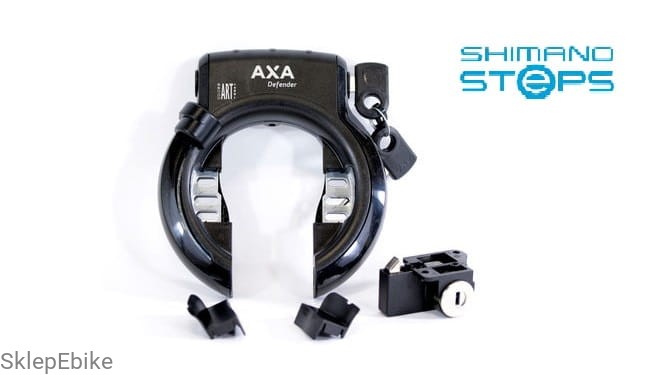 Zamek Axa Defender + Blokada - Shimano Steps 
