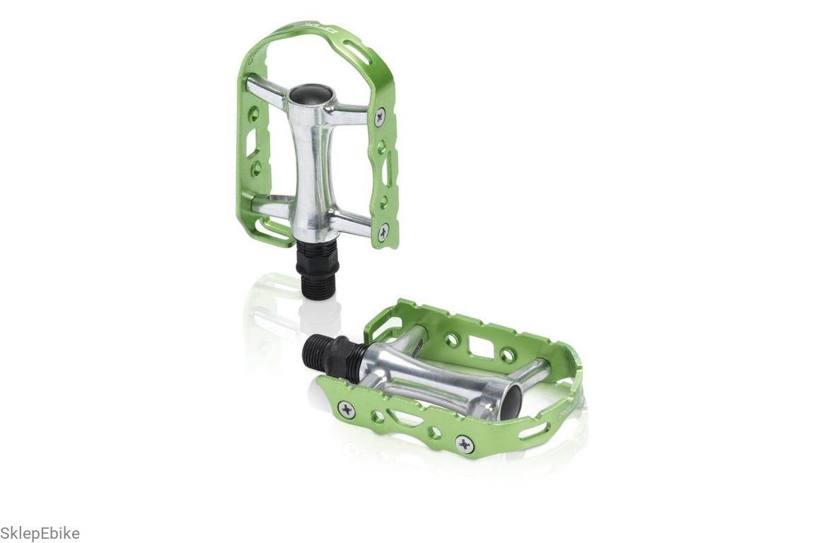 Pedały XLC platformowe ATB / MTB zielone