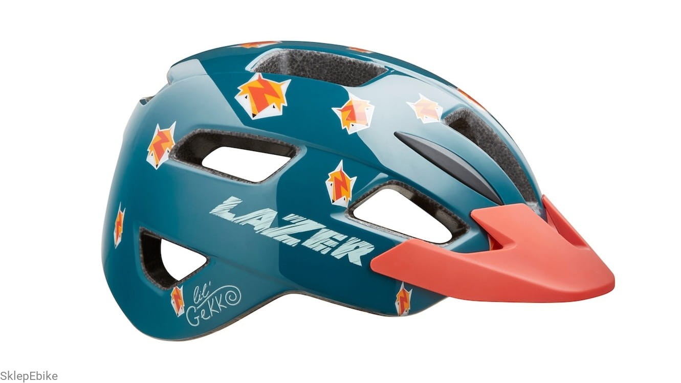 KASK LAZER - Lil' GEKKO (fox) 46-50cm - KIDS