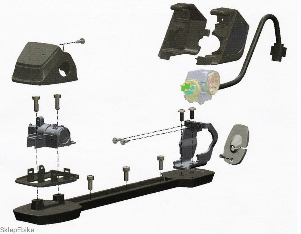 Kompletny uchwyt baterii Bosch Dual Battery