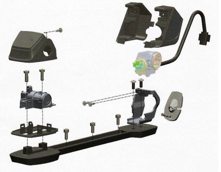 Kompletny uchwyt baterii Bosch Dual Bater
