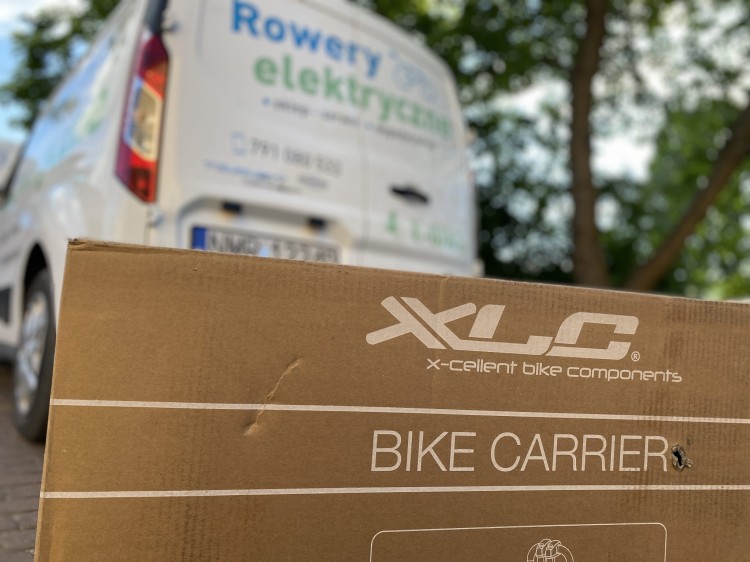 XLC PLATFORMA AZURA NA DWA ROWERY ELEKTRYCZNE XTRA LED VC-C05
