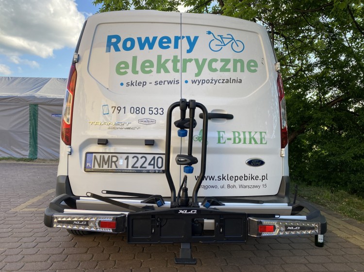 XLC PLATFORMA AZURA NA DWA ROWERY ELEKTRYCZNE XTRA LED VC-C05
