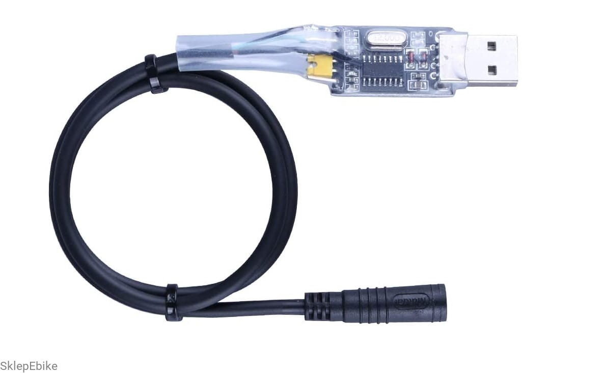 Kabel USB do programowania silników z napędem centralnym Bafang