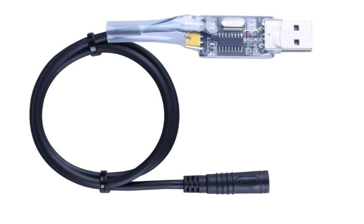 Kabel USB do programowania silników z napędem centralnym Bafang