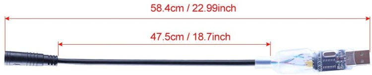 Kabel USB do programowania silników z napędem centralnym Bafang