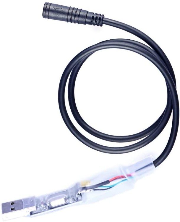Kabel USB do programowania silników z napędem centralnym Bafang