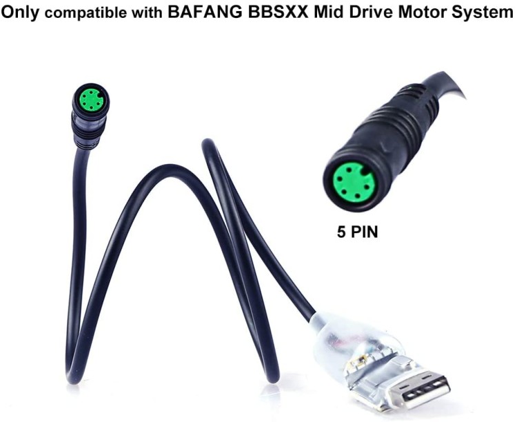 Kabel USB do programowania silników z napędem centralnym Bafang