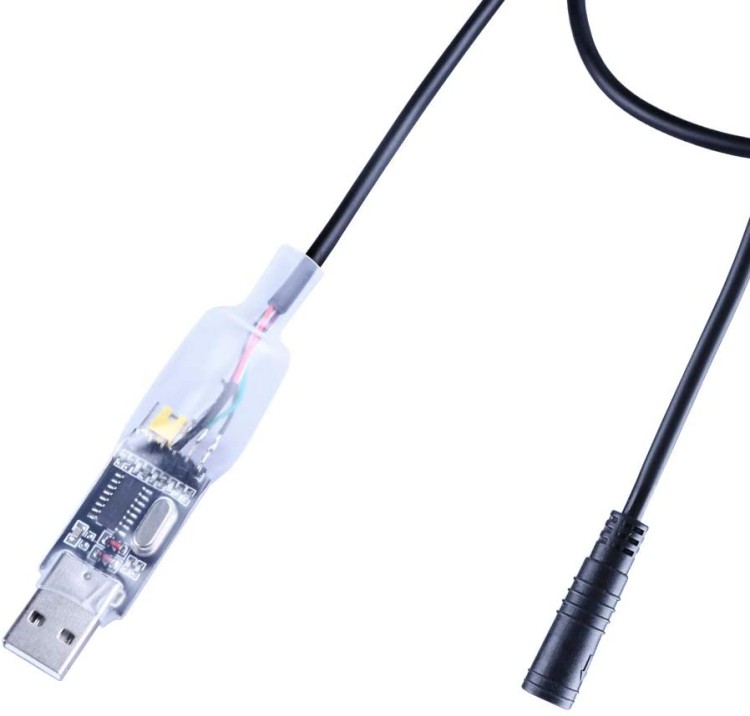 Kabel USB do programowania silników z napędem centralnym Bafang