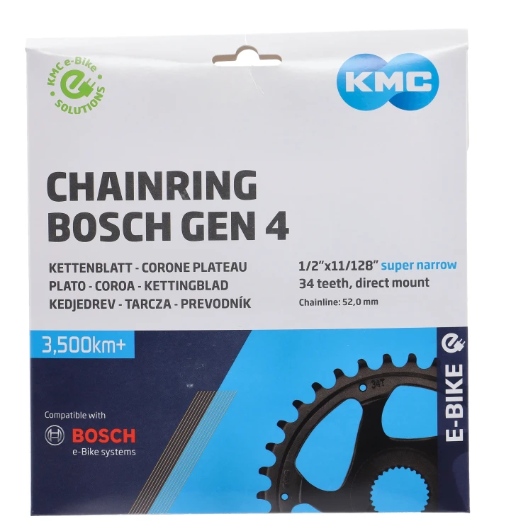 Zębatka e-bike KMC, 34 T dla Bosch Gen.4