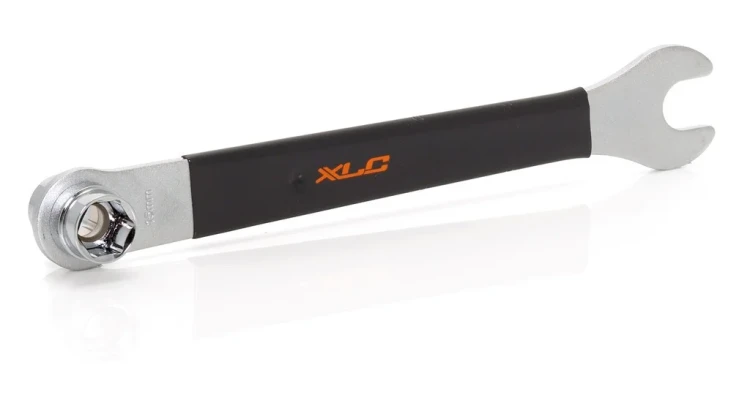 XLC Klucz do pedałów oraz klucz nasadkowy do śrub montażowych mechanizmów korbowych TO-S19