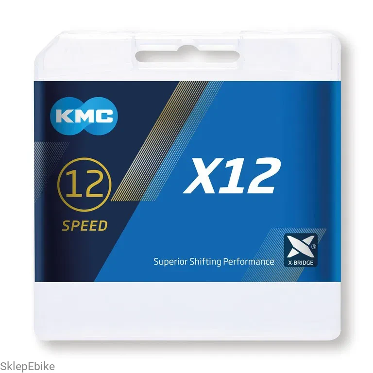 Łańcuch KMC 12-rzędowy X-Bridge, 126 ogniw (złoty)