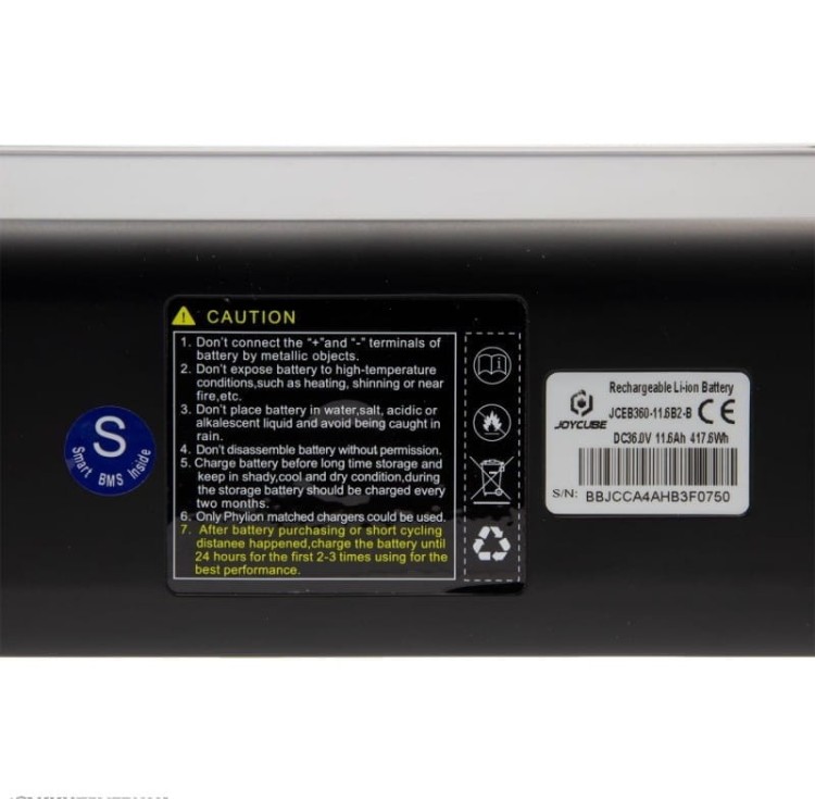 Bateria Phylion Fischer 417 Wh 11,6 Ah 36V na ramę