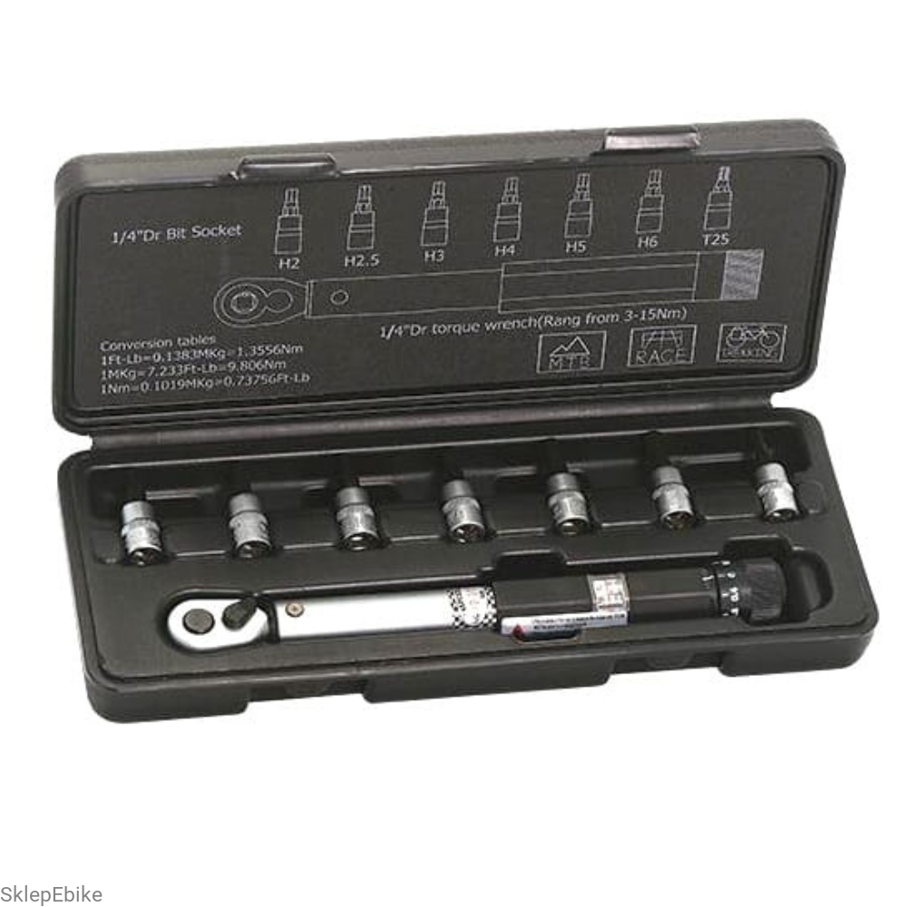 KLUCZ DYNAMOMETRYCZNY GRS XLC 1/4 3-15NM