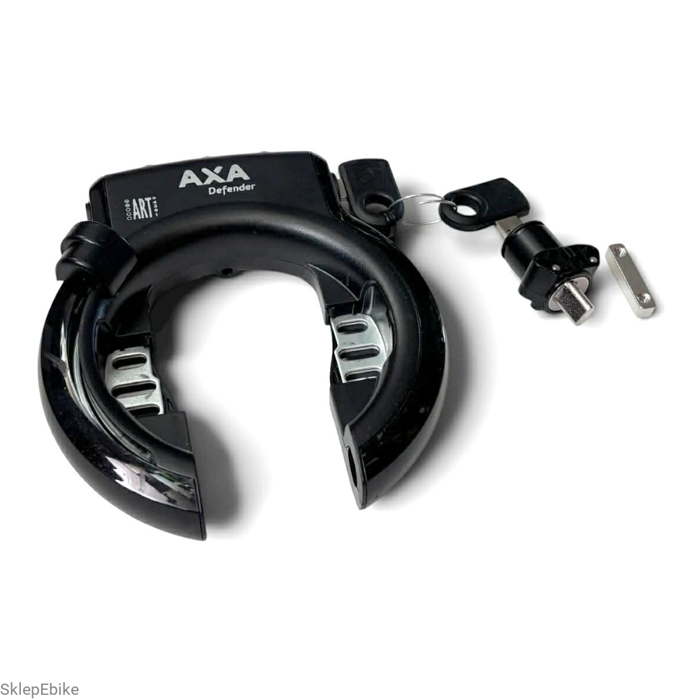 Zamek Axa + Blokada Defender - Bosch PowerTube (2,3,4 gen.)