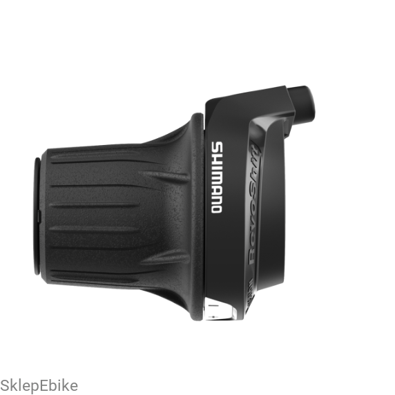 Shimano SL-RV200-L to lewa manetka typu obrotowego (Revoshift)