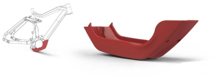 SkidPlate OSŁONA SILNIKA XDURO, PIANO CZARNY BOSCH rower elektryczny Sklep Ebike
